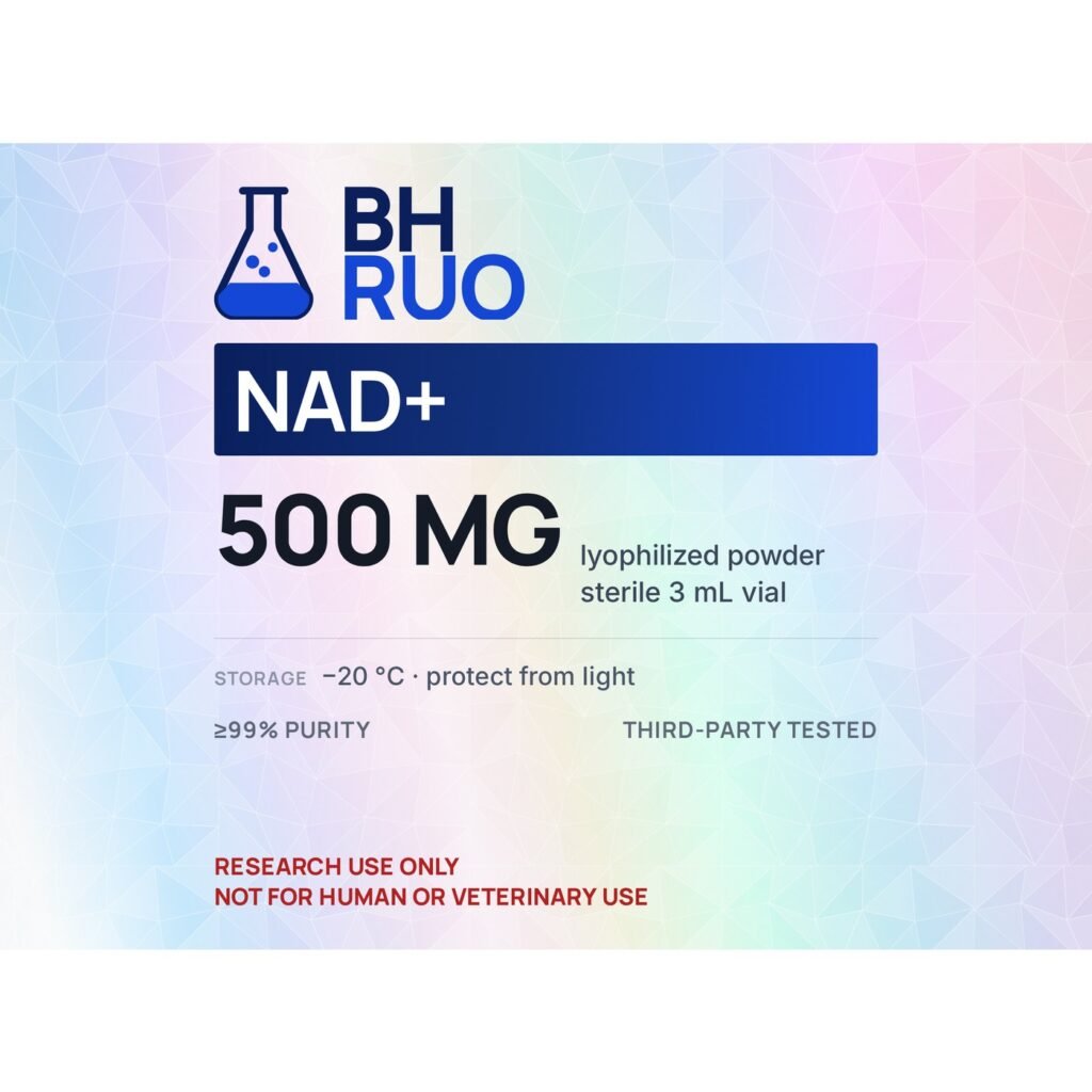 NAD+ research vial