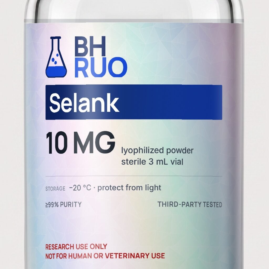 Selank research vial