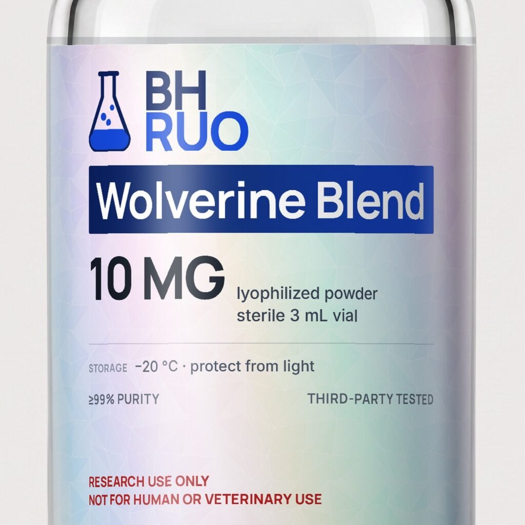 Wolverine Blend (BPC-157/TB-500) research vial